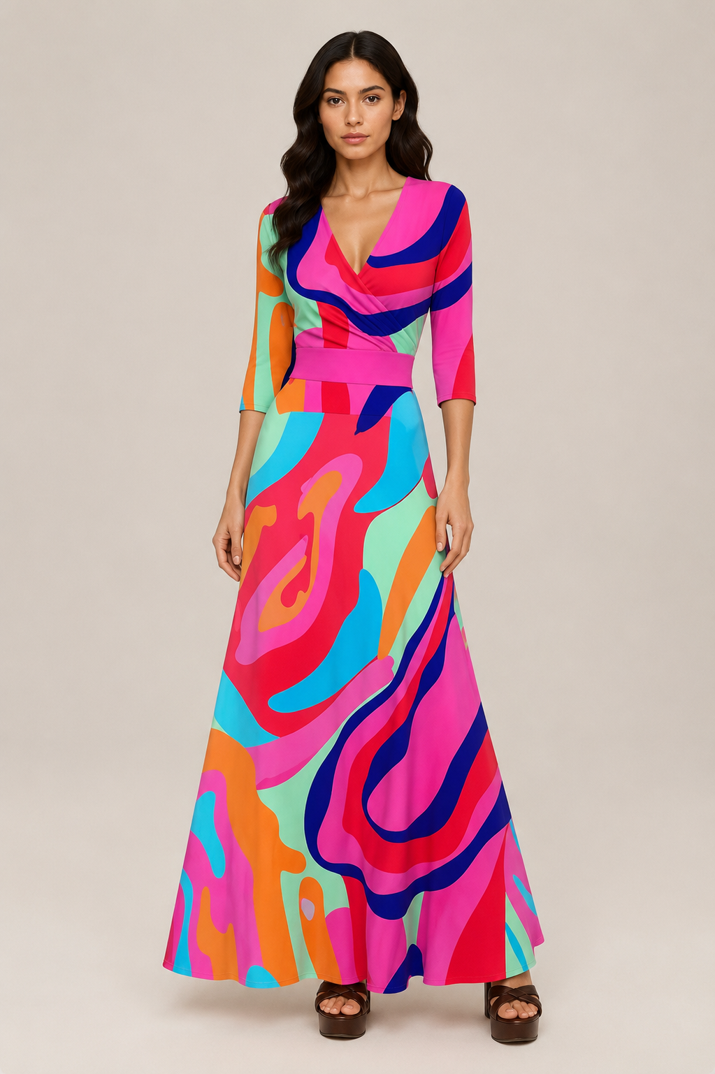 Sofina | Robe Fluide Élégante
